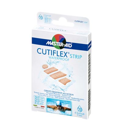 Verpackung CUTIFLEX STRIP – transparenter, wasserfester Folienwundverband (4 Formate)