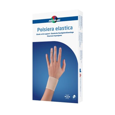Verpackung Handgelenkbandage mit Abbildung einer Hand die die Bandage trägt