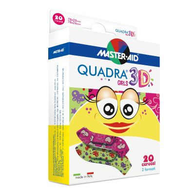 Pflasterpackung Quadra 3D Girls